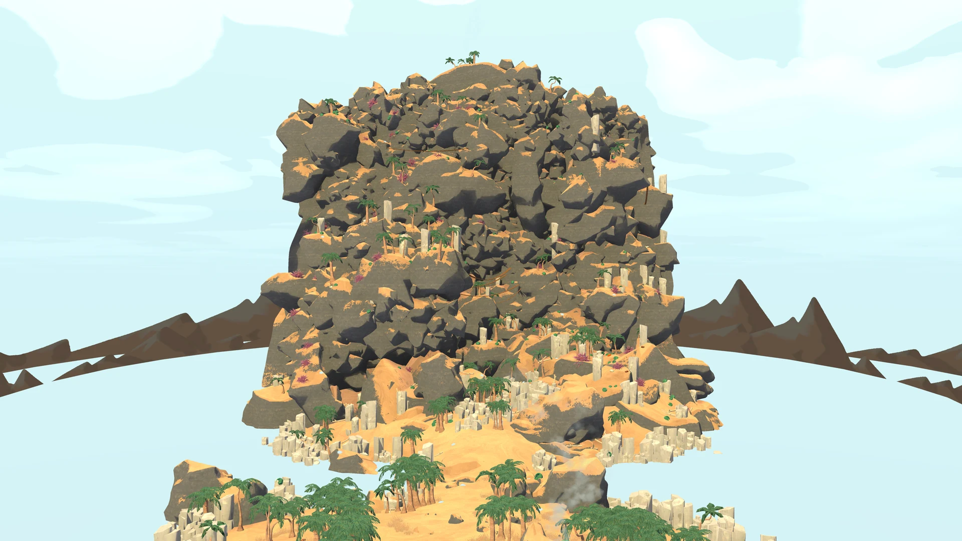 Main view; recorded locations are also available in the text list